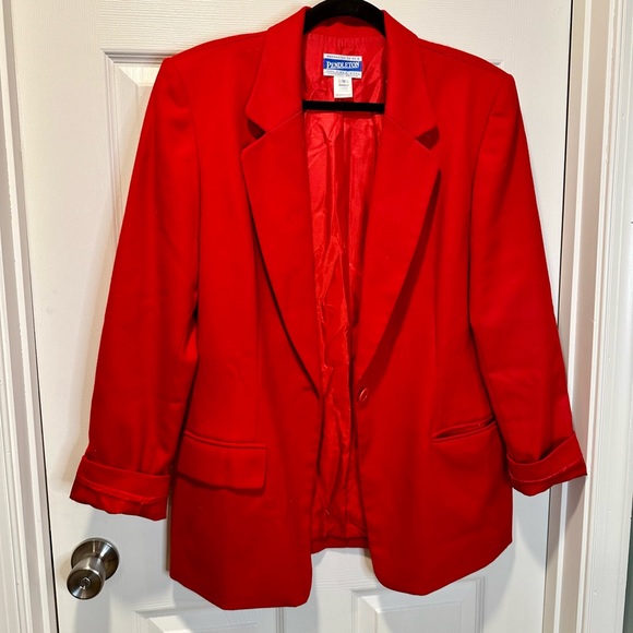 Vintage Pendleton 100% Wool Blazer - Picture 1 of 6